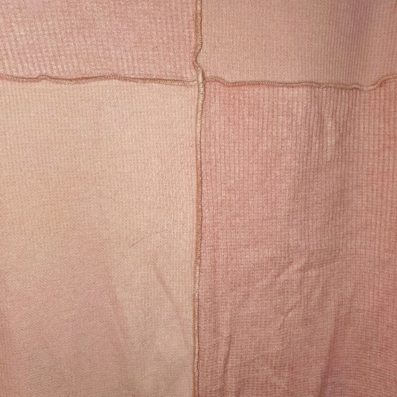 No Boundaries NWT Long Sleeve Wide Neck Relaxed Fit Plus Size Splice Top 825 - Picture 5 of 5